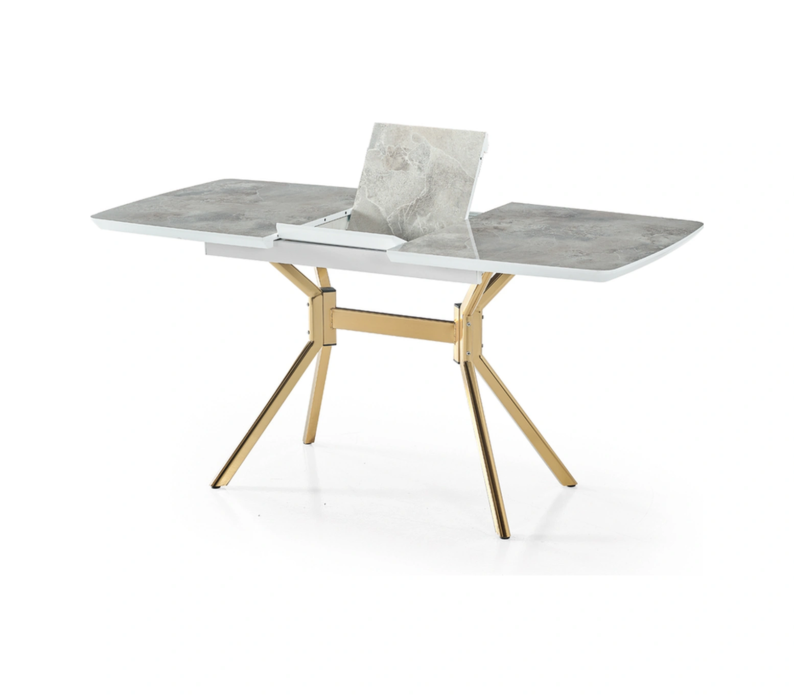 Dengema Duman Açılır Masa Takımı Gri Mermer - Gold Metal Ayak 80 130 160 Cm, 4 Sandalyeli Gri Mermer - Gold Ayak Dengema Duman Açılır Masa Takımı Gri Mermer - Gold Metal Ayak 80 130 160 Cm, 4 Sandalyeli Gri Mermer - Gold Ayak