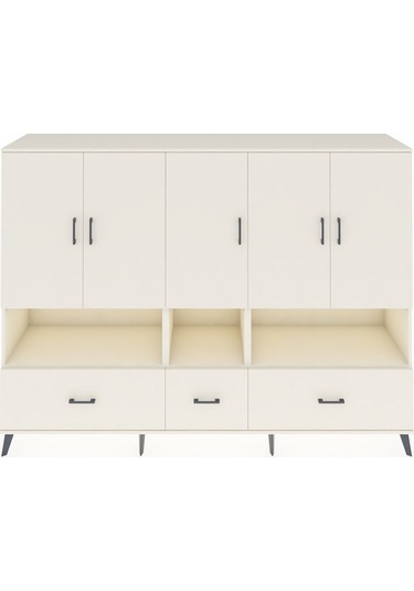 Hyperion Dolap 12 Raflı 3 Çekmeceli 5 Kapaklı 220x44x163 Aytaşı-a Aytaşı-aytaşı