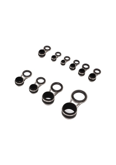 Xindoker Stok Makyat Çelik Seramik Oluklu Olta Çubuk Rehberleri Seti - Tüm Olta Çeşitlerine Uygun, Dökümönü Azaltan, Koli Halinde Sağlanır