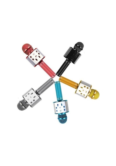 Kablosuz Mikrofon Profesyonel Kondenser Karaoke Mikrofon Bluetooth Standı Radyo Mikrofon Kayıt Stüdyosu