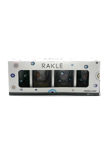 Rakle Good Luck 4'lü Shot Bardağı Seti 34 Cc