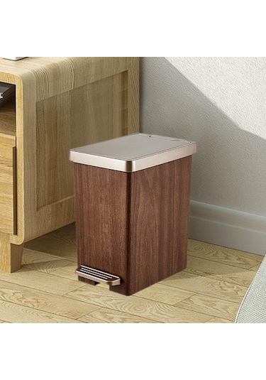 Suntek Çöp Kutusu Sabit Geri Dönüşüm Banyo Çiftlik Evi S Kahverengi