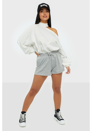 Madmext Mad Girls Gri Basic Şort Mg1293 GRİ
