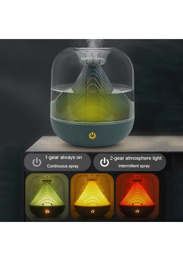 Sones Fx-039 Usb Şarjlı Ortam Işığı Nemlendirici Dağ Mini Kablosuz Nemlendirici