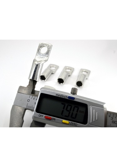 20 Adet Sıkmalı Kablo Pabucu Bakır 35mm M8 Kalaylı Skp