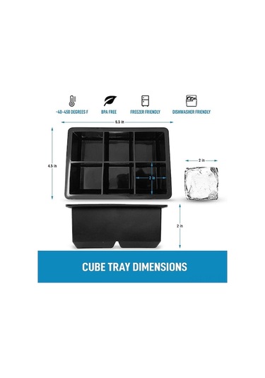 Yiyecek Dereceli Silikon 6 Bölmeli Kare Buzluk, Kapağıyla Çeşitli Atıştırmalıklar Ve Bebek Yemeği Hazırlama Kutusu Çok Renkli Çok Renkli