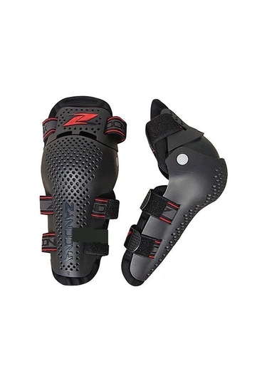 Zandona 3260 Mafsallı Koruyucu Motosiklet Dizlik Kırmızı Siyah