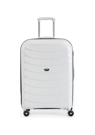 Ççs 5263 Polipropilen Battal Boy Valiz Beyaz