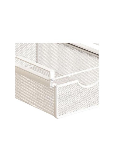 Homyl Raf Altı Depolama Sepeti Ofis Kitaplık Dolap İçin Basit Beyaz