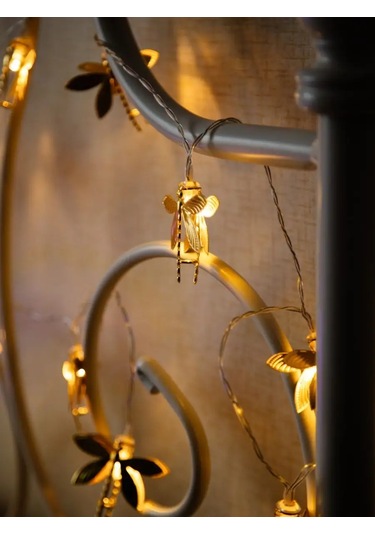 Family Co. Elektrikli Led Işık Zinciri, Pilli Işık 97907429 Sarı Sıcak