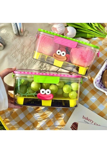 Konesam Küçük Pembe Tasma Dışarıda Kullanıma Uygun Mutfak Şekeri, Meyve Ve Bento Kutusu Sıcak/soğuk Saklama Kapasitesi İle Taşınabilir Muhafaza Kutusu Diğer