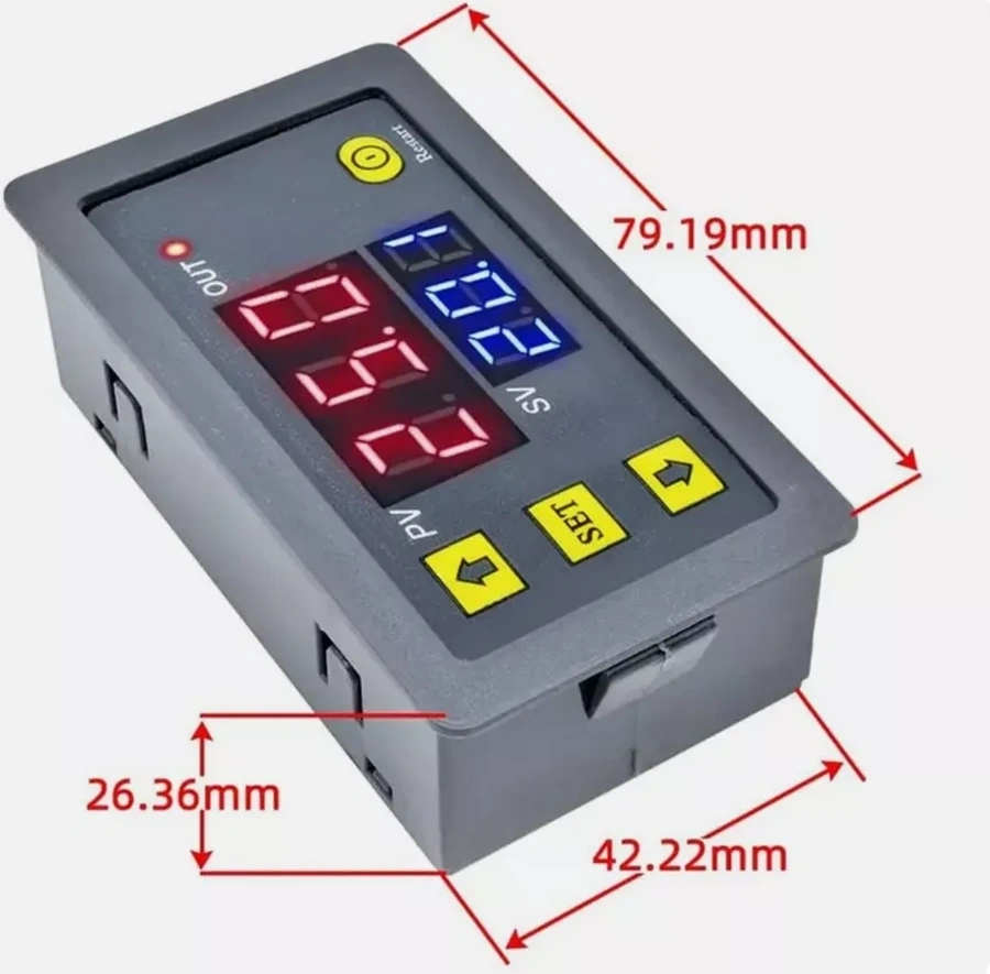 Zaman Rölesi 12v. Dijital Zamanlayıcı. Zaman Geciktirme Rölesi. 200286524