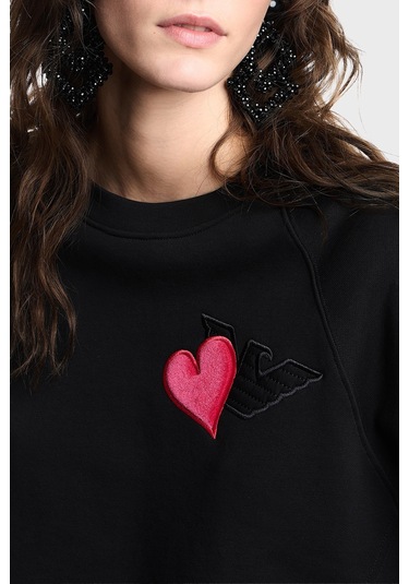 Emporio Armani Bayan Sweat Ew002122 Af12538 Uc001 Siyah Siyah