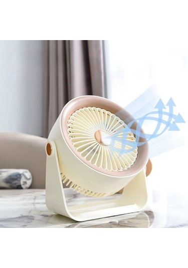 Glr Tech Ys2261 Ev-ofis-okul Stand Tipi Mini Fan - Krem