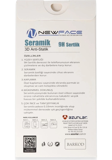 A12 3d Antistatik Seramik Nano Ekran Koruyucu