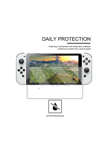 Nintendo Switch Oled Ekran Koruyucu 9h Nano Temperli Cam