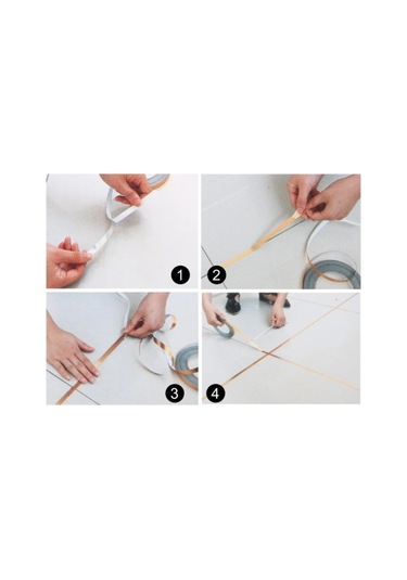 0.5 Cm 50 Metre Gri Fayans Arası Şerit Bant Evimdeyokyok