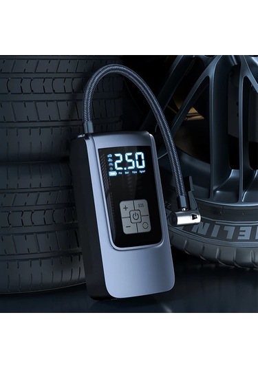 Dashanshop Kablosuz Portatif Hava Kompresörü 150psı Usb Şarjlı Bisiklet Araç Lastik İnflator