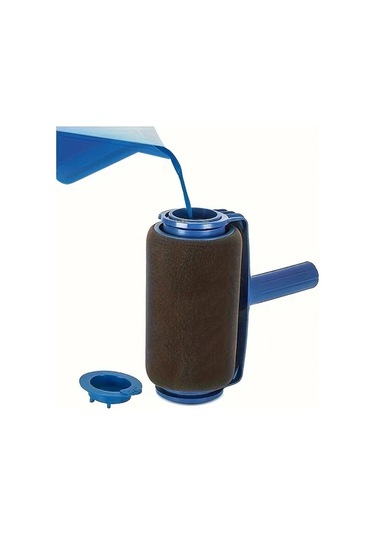 Chuangyinshop Mavi 7 İnç Teleskopik Saplı Çok Amaçlı Boya Rulolu Fırçalar: Damlama Önleyici, Kolay Temizlik