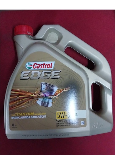 Castrol Edge 5W-30 LL DPF Tam Sentetik Motor Yağı 4 L