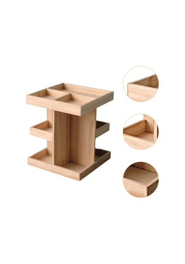 Homyl 360 Derece Dönebilen Makyaj Düzenleyici Saklama Standı