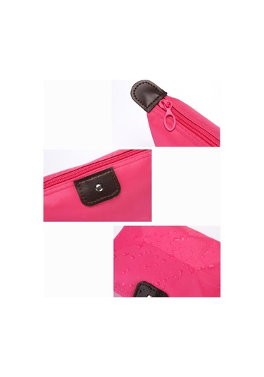 Suntek Makyaj Çantası Kalem Kutusu Kozmetik Seyahat Tuvalet Su Pembe