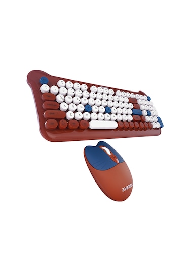 Everest KM-6244 2 in 1 2.4 GHZ Bluetooth Kablosuz Klavye Mouse Set