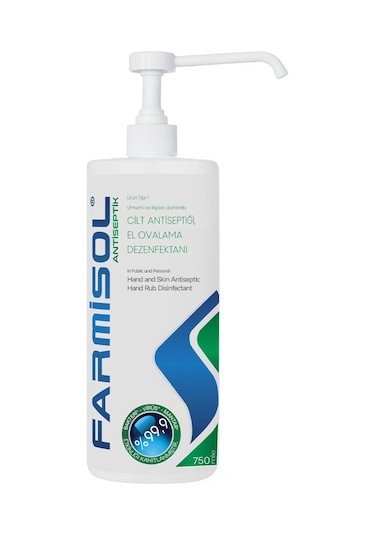 Farmisol Cilt Antiseptiği El Ovalama Dezenfektanı 750 ML
