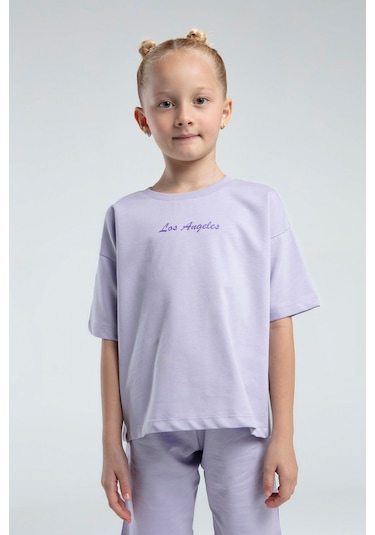 Rolypoly Kız Çocuk Mor Bermuda Takım 5274-47592 Mor