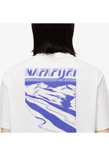 Napapijri S-guide Erkek Beyaz T-shirt Np0a88v62061 Beyaz