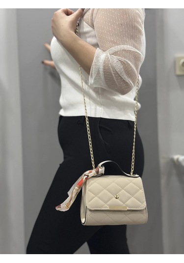 Biçomi Bej Cilt Zoje Çanta Bej