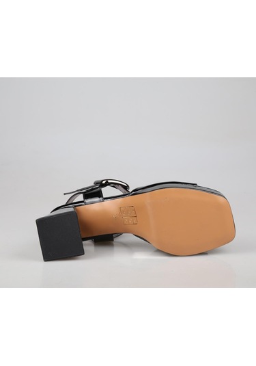 Miss Park Moda K97/1 Siyah Kadın Topuklu Ayakkabı Siyah