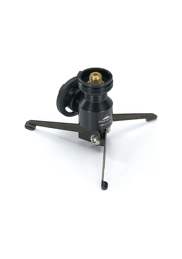 Campingmoon-katlanır Alüminyum Alaşımlı Gaz Sobası Adaptörü Tripod-siyah Siyah