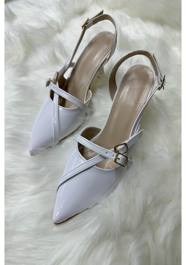 Günlük Kadın Sivri Burun Ayarlanabilir Kemer Detaylı 922-64 001