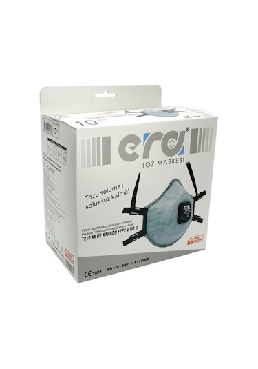 Era 7210 Ffp2 Vnr D Aktif Karbon Toz Maskesi "10 Adet"