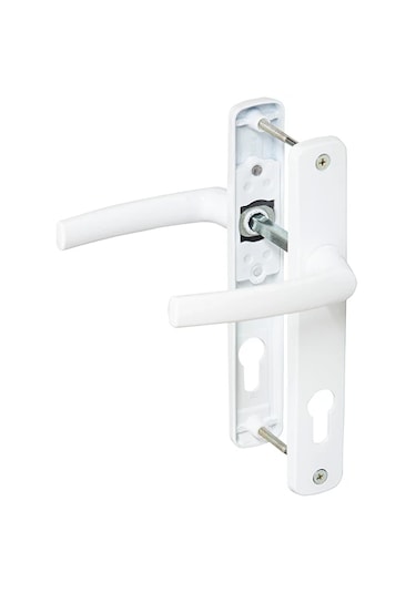 35/85 Pvc Balkon Kapı Kolu Pimapen Metal Beyaz