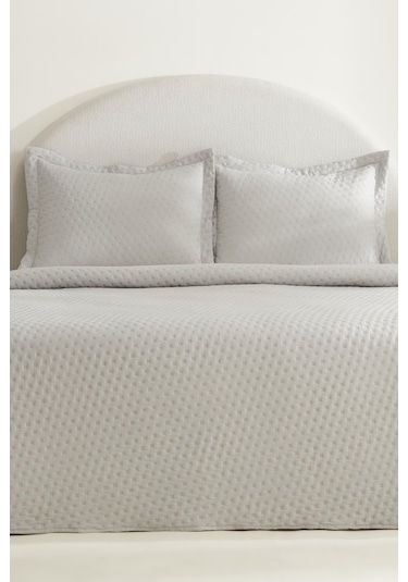 Karaca Home Breeze Soft Tek Kişilik Yatak Örtüsü Gri Gri