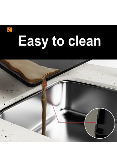 Elmpaly Leeseph Büyük Silikon Kahve Matı Kenarlı Siyah 23.62x15.75in Espresso Makinesi Paspası