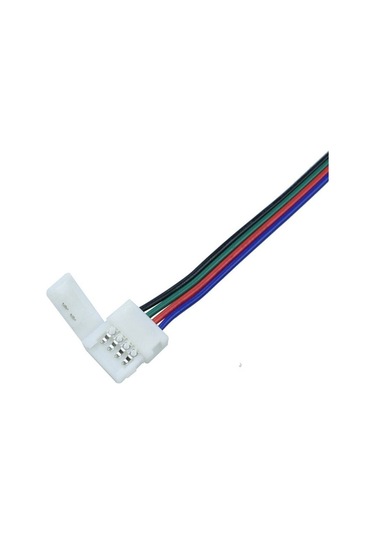 2 Adet 25cm 5050 4 Pin Rgb Led Ekleme Aparatı Kablo 10mm Rgb Şerit Ledler Için