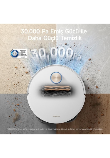Dreame X50 Pro Ultra Complete 30.000pa Emiş Gücü Robot Süpürge Beyaz