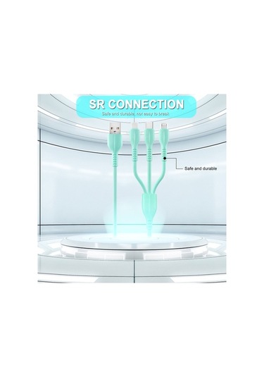 Sandwich Silikon Tip C Kablosu - 2a Hızlı Şarj - 1m Uzunluk - Pembe - Tüm Cihazlar İçin