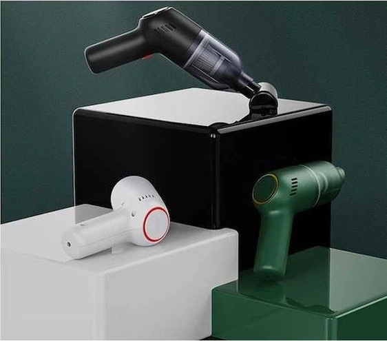 Tongxida Ezere Kuru/ve Islak Kullanım İçin Mini Kablosuz Araç Süpürgesi 33612 Modeli