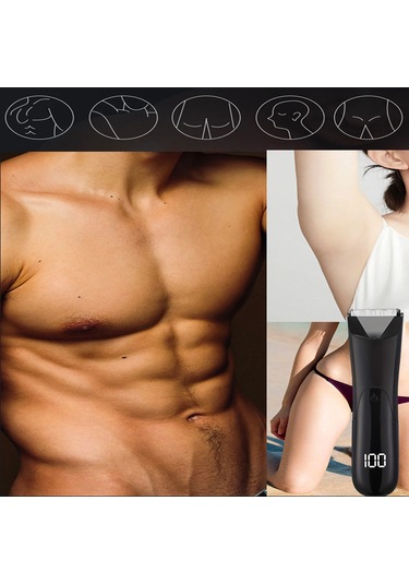 Erkek Vücut Tüy Düzeltici Saç Sakal Tıraş Makinesi