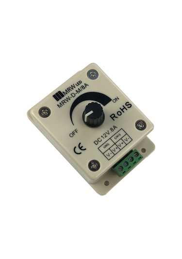 MRW-D-M/8A MANUEL TEK RENK LED DİMMER 12-24VDC 8 AMPER