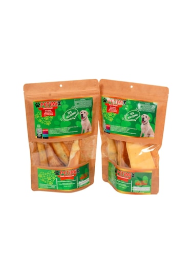 Petimix Sert Karışık Çiğneme Kemikleri Köpek Ödül Maması 200 G
