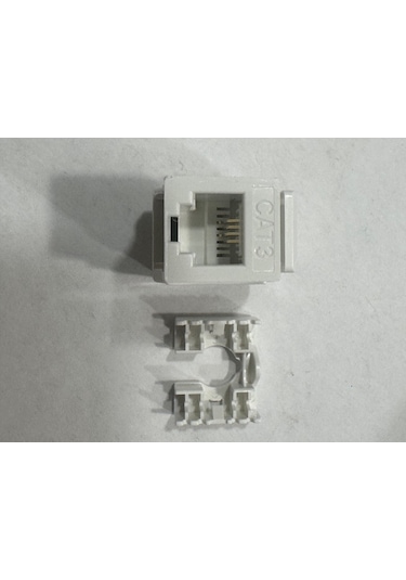 Rj11 Keystone Jack Cat3 Priz Jack Telefon Duvar Priz Jack