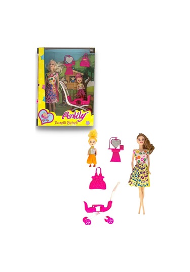 OYD ANLILY KART.2Lİ PUSET BEBEKLİ