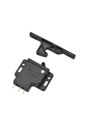 C3-803/805 Grab Tip Kapı Kilidi Etki Tipi Sürgülü Kapı Kılavuzu Yan Monte/snap Hook Lock 1pcs Xk815-803