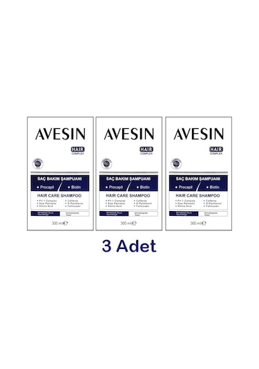 Avesin Trichoplus Şampuan 3 x 300 ML