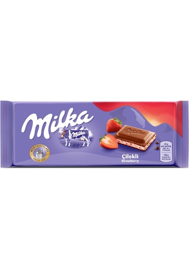 Milka Tablet Çilekli Çikolata 100g